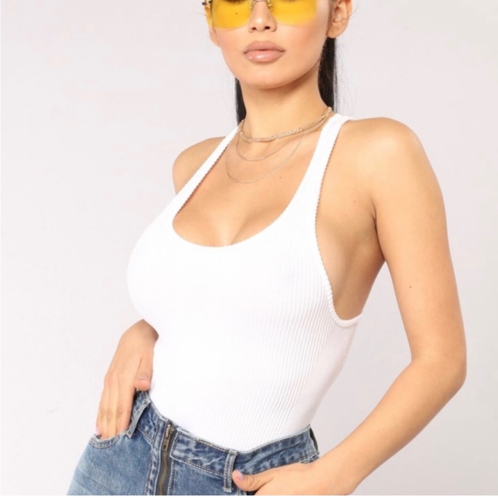 fashion nova Katharina Seamless Tank Bodysuit NWT